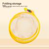 Soft with Feather Interactive Toy Foldable Tunnel Kitten Tunnel Teaser Cat Channel Tube Pet Toy