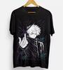 Anime Gojo Satoru Megumi Itadori Yuji Jujutsu Kaisen Sukuna Schwarzes T-Shirt Unisex