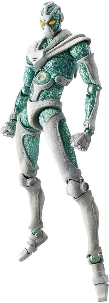 Medicos Super Action Statue Bizarre Adventure Part Hierophant approximately PVC ABS painted action figure "JoJo's 3" Green, 200mm, & & Nylon,