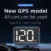 X1 GPS For HUD Speedometer KMH Speedometer For All Cars Head Up Display White/Green Light Big Font Plug and Play Auto Electronic