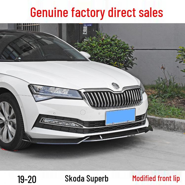 Front Splitter and Rear Wing for 2018 Skoda Octavia/Superb - Corner Guards and Bumper Lip