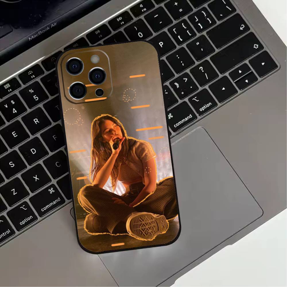 G-Gracie abrams Phone Case For iPhone 17,16,15,14,13,12,11 Plus,Pro Max,XS,Soft Silicone Black Cover