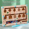 Wooden Magnetic Maze Toy: Number Recognition & Concentration Training for Kids 3+