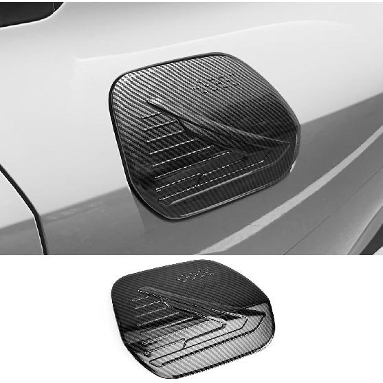 

ABS Fuel Tank Cover Oil Gas Cap Fuel Filler Door Trim Cover Decal Compatible with Kia K4 GT-Line LXS L EX LX 2025 Accessories (Carbon Fiber Style) Carbon Fiber Style
