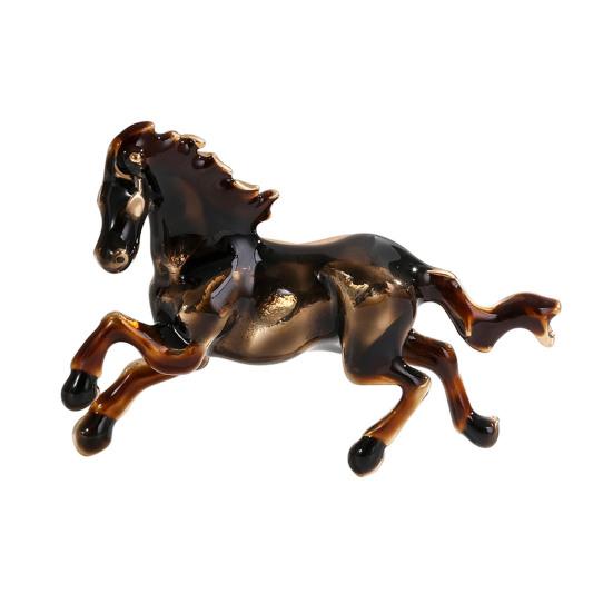 

Brooch Pin Chinese Zodiac Year of Horse Brooch Vintage Animal Zodiac Pin Sweaters Hats Bags Badge Clothing Decoration