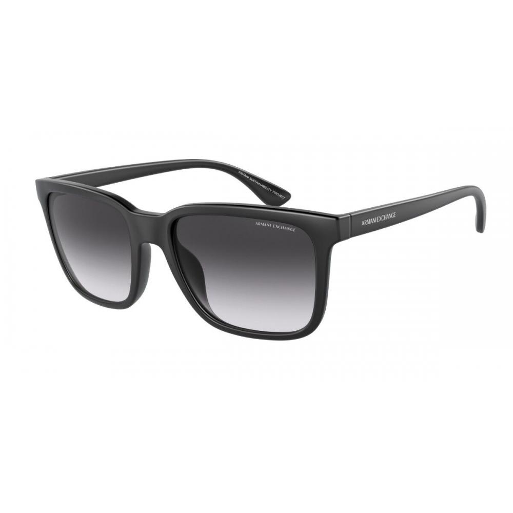 Armani Exchange Men Sunglasses Ax4112su 80788g Matte Black/55-19-145