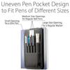Detachable Pen Sleeve Case Adjustable Hard Cover Journals Pen Holder  for Books Binders