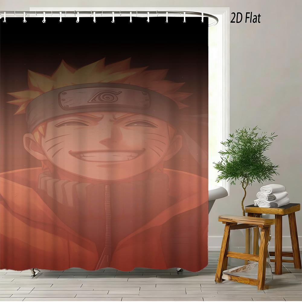 

2D Flat Anime Hinata Hyuga Character Print Waterproof Shower Curtain For Bathroom Decor W60H190(CM)-1 Pcs