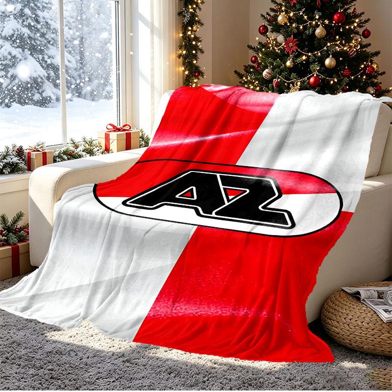 AZ Alkmaar Pattern Blanket for Home Decoration, Bed, Sofa, Car Travel, Camping, Suitable for All Seasons, Birthday Christmas Gift