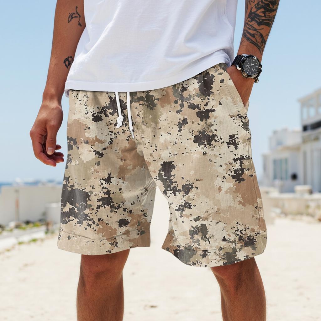Men's Summer Large Casual Loose Sports Pants Beach Shorts