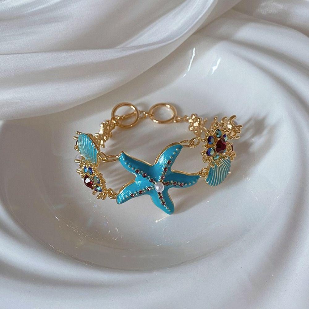Sea Series Bohemian Shell Necklace Ornaments Starfish Beach Bracelet Shell Starfish Necklace Women