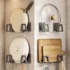 1pc Over Sink Organizer No Drill Hanging Rack for Pot Lids Cutting Boards Sponges and Kitchen Utensils Storage Holders Racks