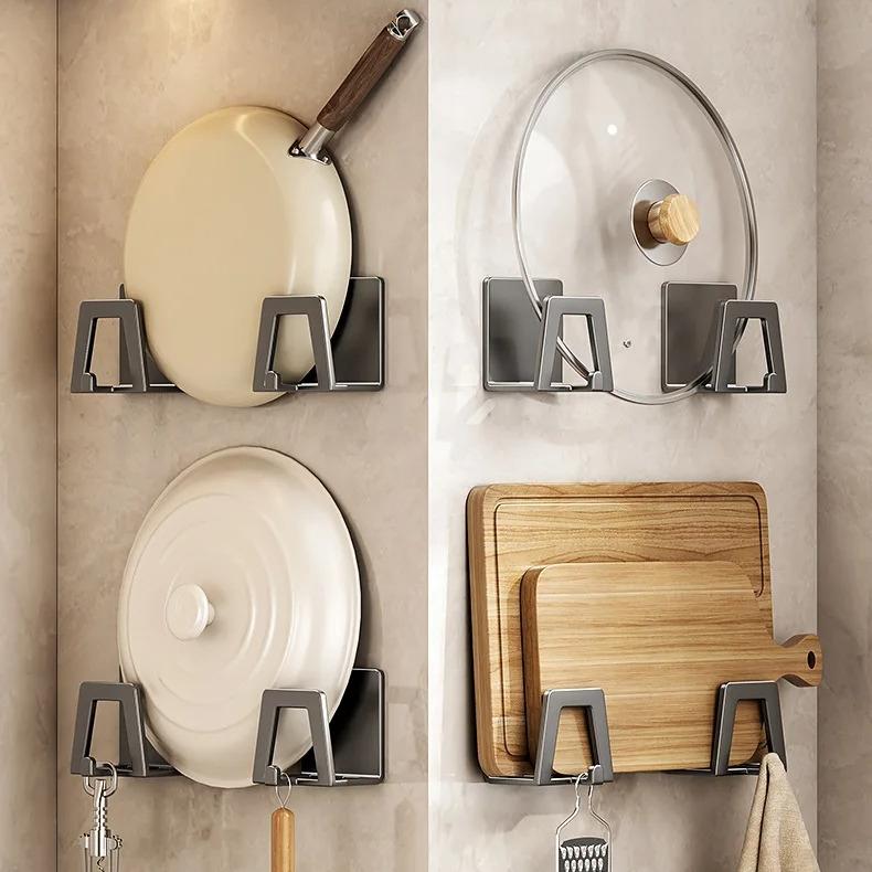 1pc Over Sink Organizer No Drill Hanging Rack for Pot Lids Cutting Boards Sponges and Kitchen Utensils Storage Holders Racks