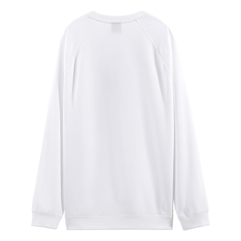 Li Ning Sweatshirts Unisex White Crew Neck Moderate AWDVH03-3