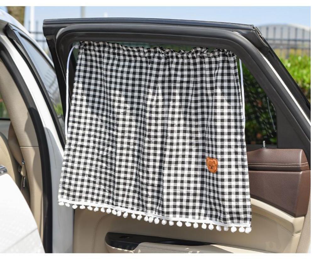 Universal Car Rear Window Sunshade Suction Cup Baby Sunblock Curtain UV Protector for Kids Children