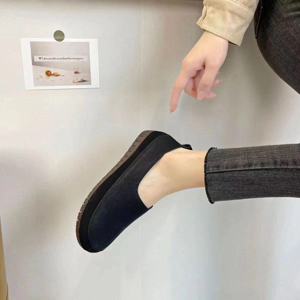 

European and American Frosted Women s Shoes 2024 Autumn New Casual Flat Bottom Anti Slip Lightweight Vulcanized Shoes Sneakers 40