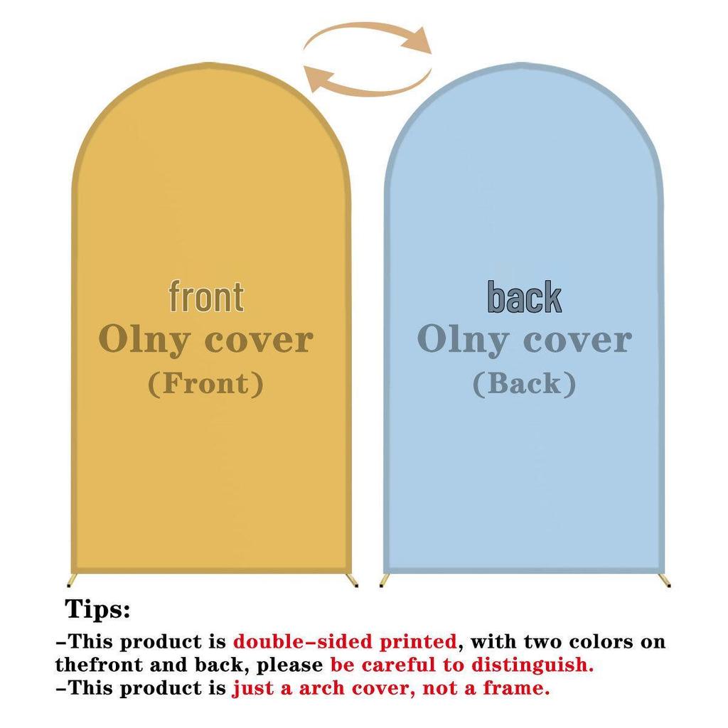 Two-Color Arch Cover Festival Balloons & U-Shaped Background Cloth Party Decoration