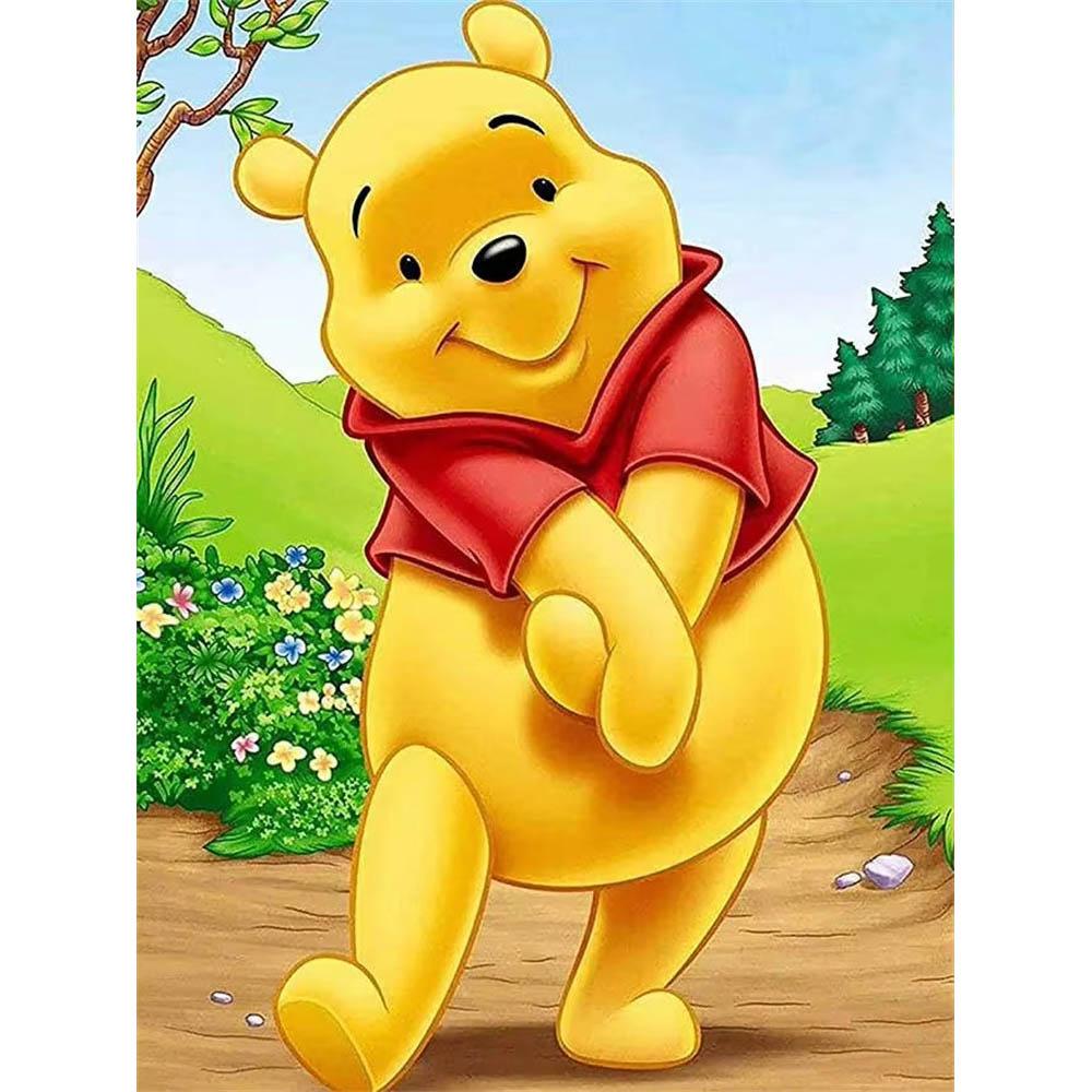 Serie Winnie the Pooh Pittura Diamante 5D Piena di Diamanti Fai da Te Pittura Diamante Fatta a Mano Kit Pittura Decorativa Cartone Animato