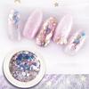 8 Colors Nail Sequins Nail Art Decoration Shining Sequins Accessory for Nail Art Salon