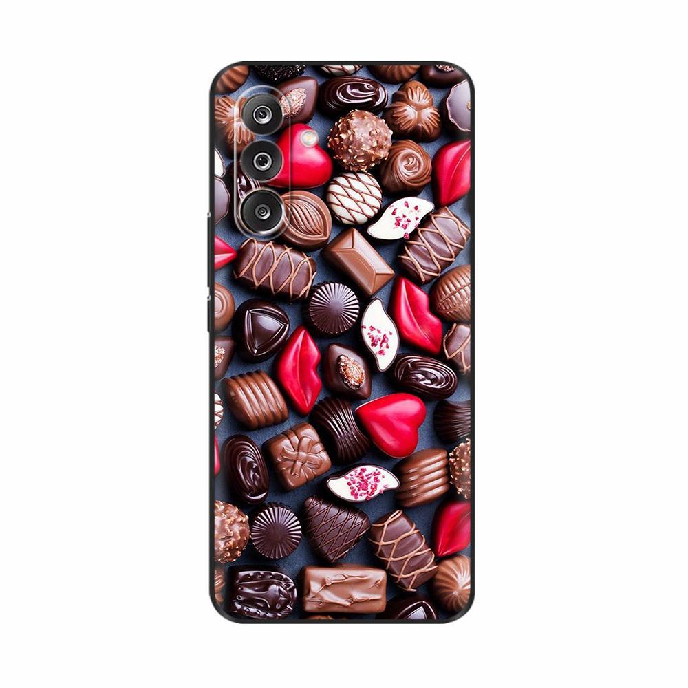 For Samsung M36 5G Case M366B Cute Flowers Cat Painted Shockproof Silicone Back Cover For Samsung Galaxy M36 M35 M34 Phone Cases