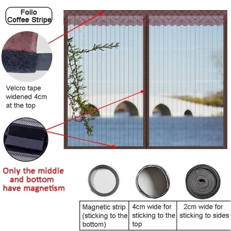 Anti Mosquito Window Screen Net Self-adhesive Screen Prevent Fly Insect Mesh DIY Cutting Window Curtains Household Accessories