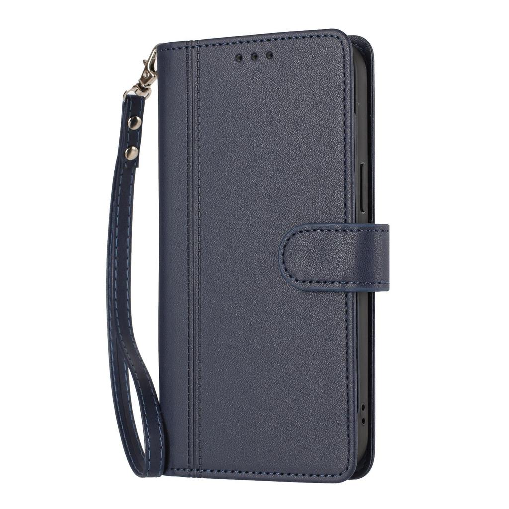 Leather Wallet Flip Case For XiaoMi Poco C95 C81 Pro PU with 9 Card Slots and Wrist Strap