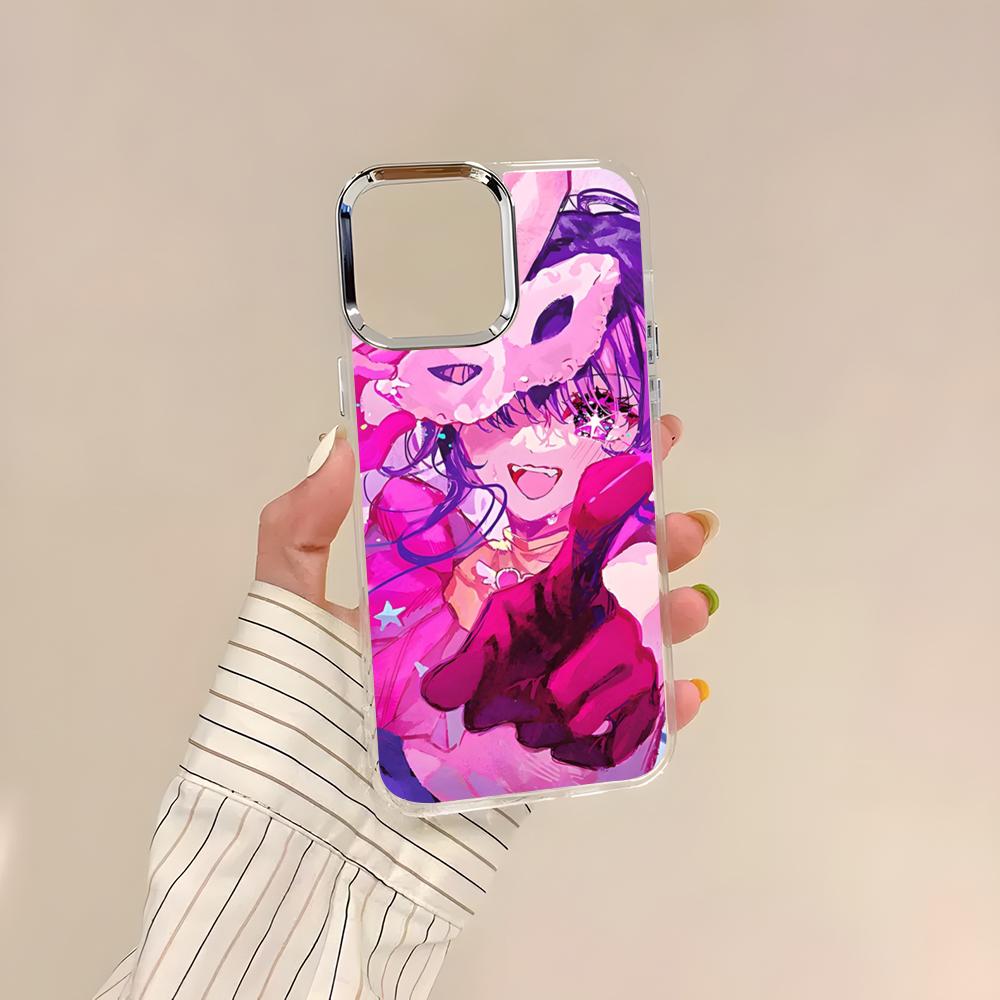 KAWAII Hoshino Phone Case For IPhone 17 Air 16 15 14 13 12 11 Pro Pro Max Plus Transparent Soft Cover