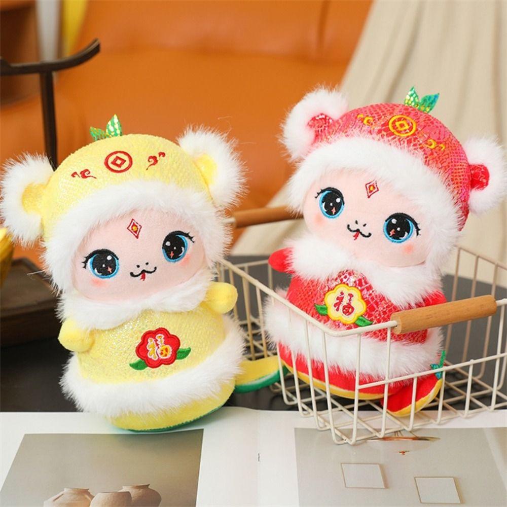 Chinese Style New Year Snake Doll Creative Cartoon Animal Pendant Key Accessories