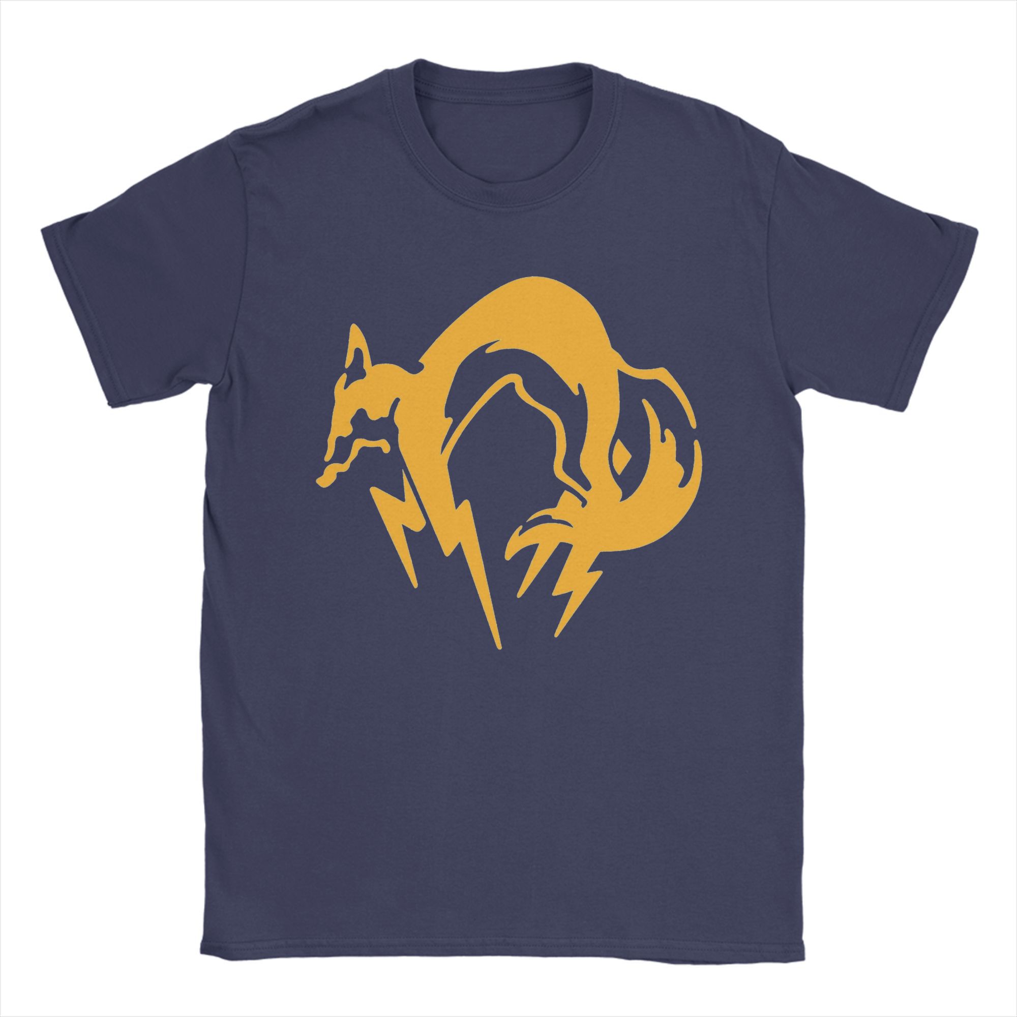 

Metal Gear Solid FOX T-Shirts for Men Women Humor Cotton Tees Crewneck Short Sleeve T Shirt Plus Size Tops 4XL