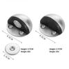§1 Set Silicone Anti-Collision Buffer New No-Drill Magnetic Door Stopper For Glass & Bedroom Doors Windproof Floor Mount