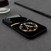 Funda de cristal para teléfono con letra A curva metálica adecuada para Samsung Galaxy S26 S25 S24 S22 S21 S20 FE/Ultra/Plus funda trasera anticaída