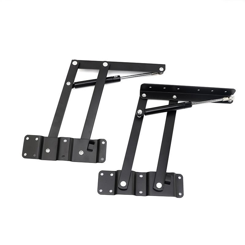 2 ks/sada DIY Zvedací Pružinový Pant Zvedací Deska Stolu Sklápěcí Mechanismus Kování Nábytkový Zvedák Sklápěcí Skříňový Pant