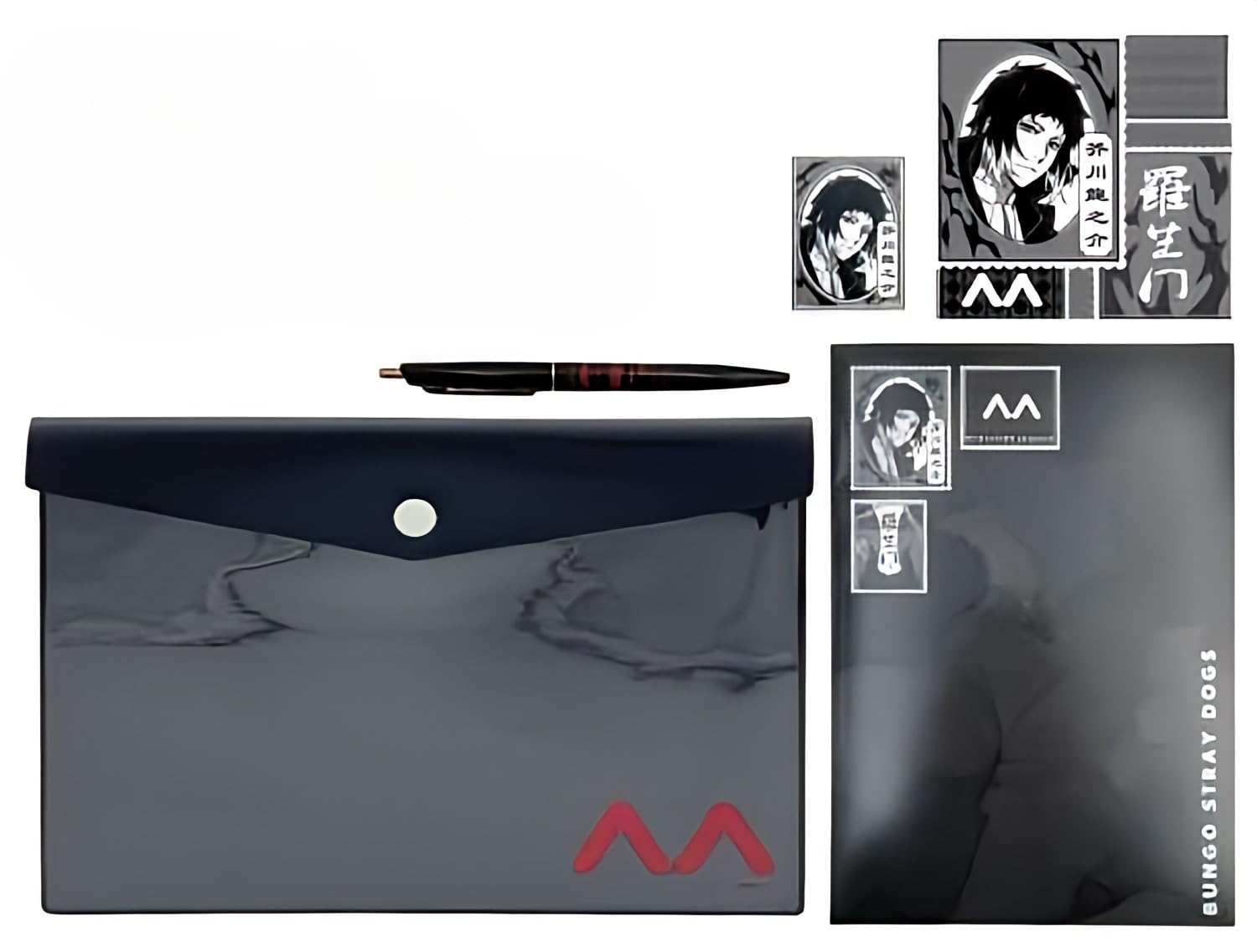 

Набор канцелярских принадлежностей Marimo Craft Bungo Stray Dogs с Рюноскэ W230 x (4 Типы) Акутагава, Размер В170мм, BUN-155