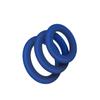 Zolo-Zolo Cockring Extra Silicone Cock Ring 3 Pk