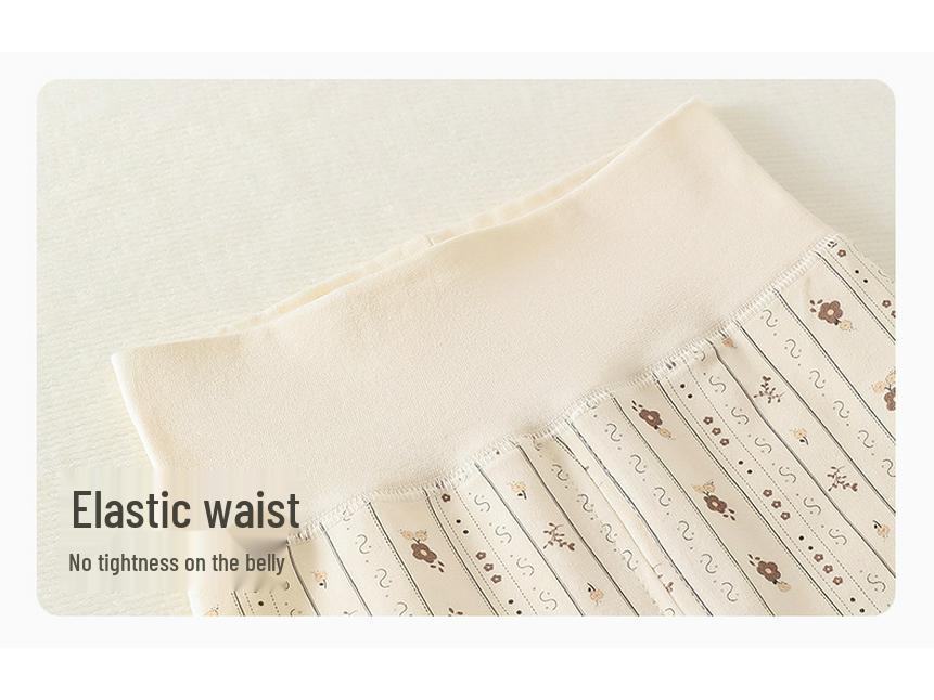 Infant Autumn Baby Clothes - Pure Cotton Two-Piece Set with High-Waisted Belly Protection for Girls