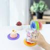 2D Washable Acrylic Halo Insulation Pad Anti-Slip Anti-Scald Table Mat Kitchen Car Coaster Room Decor - Placemat