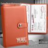 Multifunctional Deposit Certificate & Ticket Organizer - Passbook, Cash, and Bank Card Holder