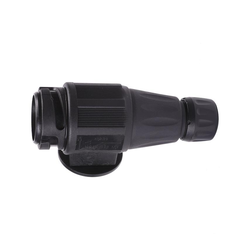 CGEAMDY Presa Rimorchio 13 Pin Impermeabile 12V/24V – Spina Per Caravan, Camper E Auto Con Disattivazione Fendinebbia