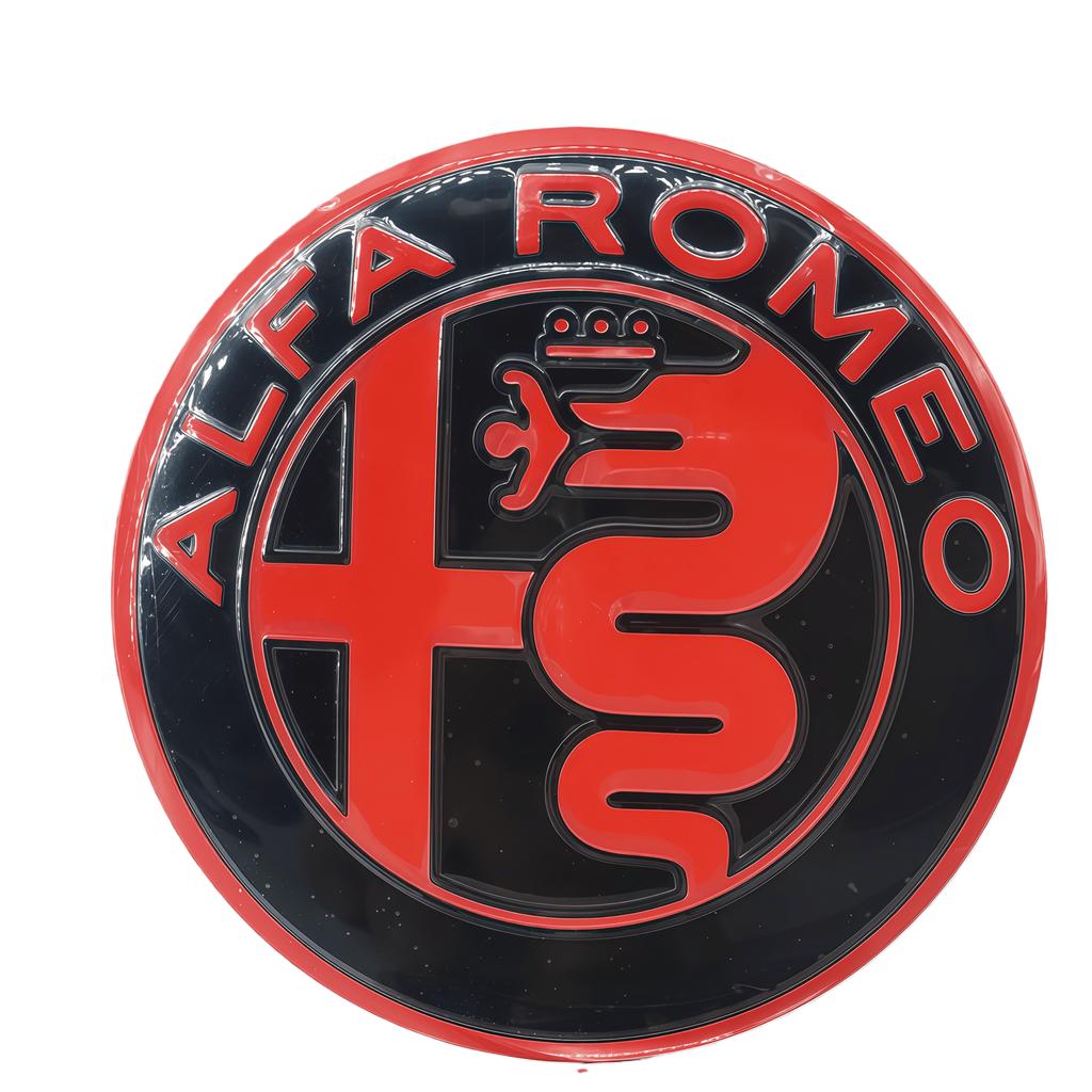 1PCS Alfa Romeo Giulia Wheel Center Stickers 40mm/50mm/56mm/60mm Car Emblem Wheel Center Covers Steering Wheel Decoration zw1