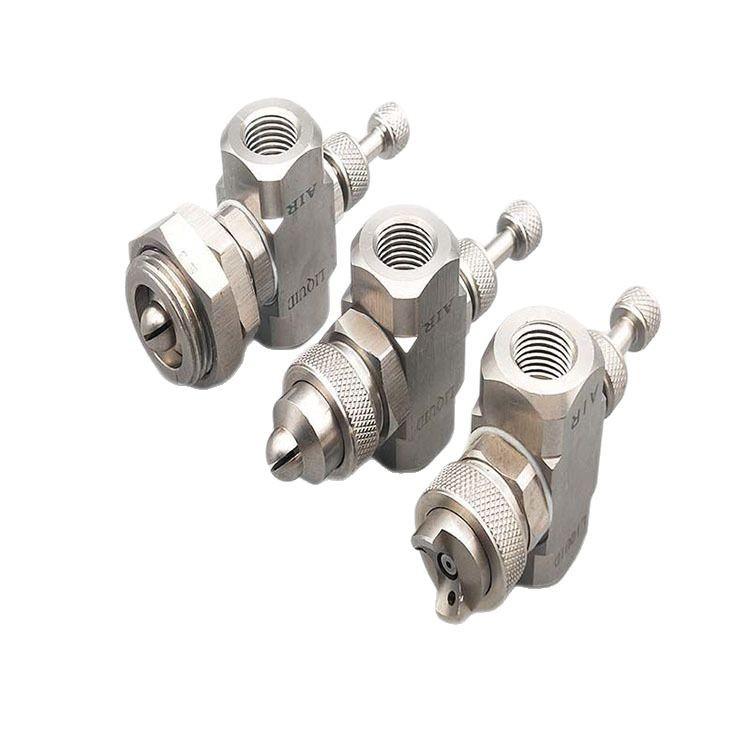 Stainless Steel Adjustable Air Atomizing Siphon Nozzle for Air-Water Mixing