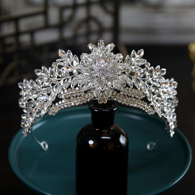 

New Bridal Wedding Crown Headdress Luxurious and Elegant Main Wedding Dress Crown Crown Hair Accessories Dress Accessories