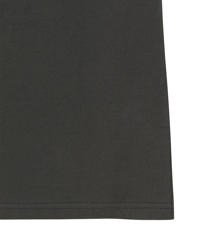 BAUF Layered Melody Boat Neck T-Shirt [Charcoal]