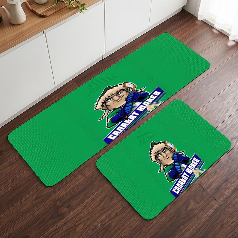 Salavat Yulaev Ufa (14) Flannel Kitchen Mat Soft Anti-Slip Kitchen Floor Runner Rug Kitchen Rug for Home Kitchen Decor