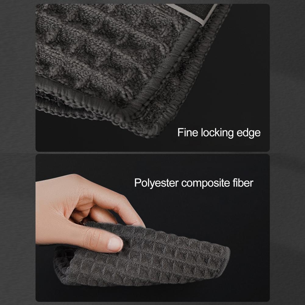 Lanyard Design Cloth Waffle Rag Quick-drying Soft Waffle Rag Towel Set for Home Kitchen Absorbent Dish Cloth Hand for Dinner