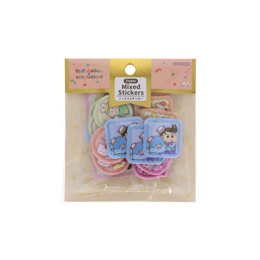 

Stationery Crayon Sanrio Characters Sticker Assortment Kasukabe Defense Force S8814821 Sun-Star Shin-chan