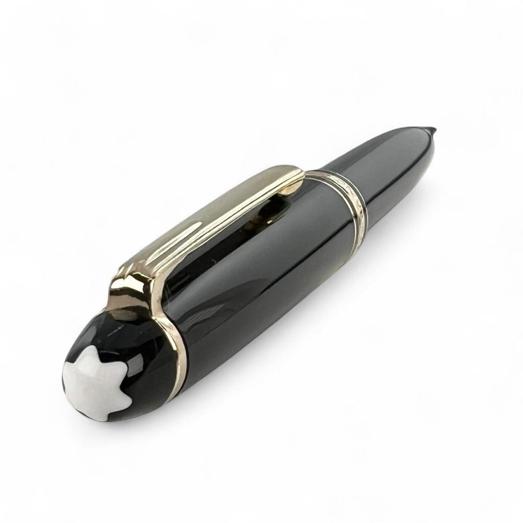 Montblanc Ballpoint Pen Meisterstück Classic Twist Black Gold Mens Used