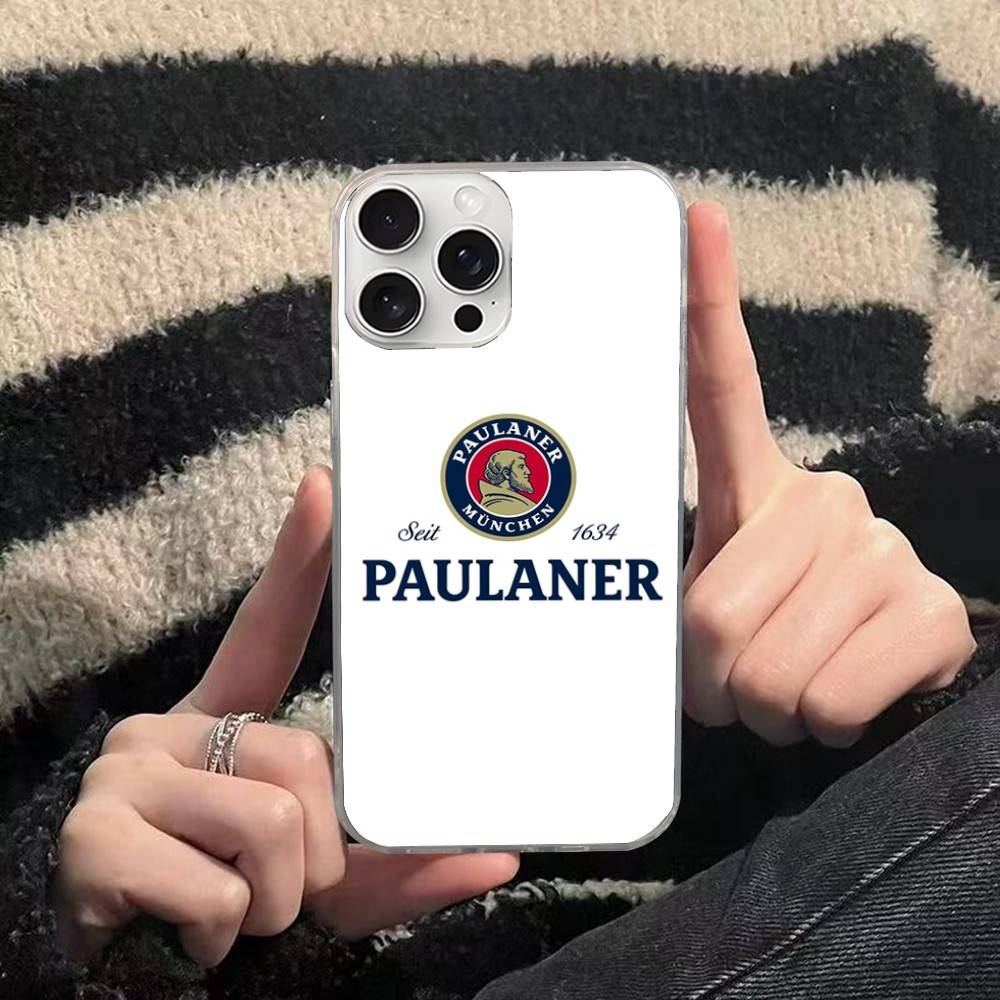 

German Beer p-Paulaners Phone Case For iPhone 17 16 15 14 13 12 11 Plus Pro Max Satin Colorful Glossy Cover iPhone 14 pro