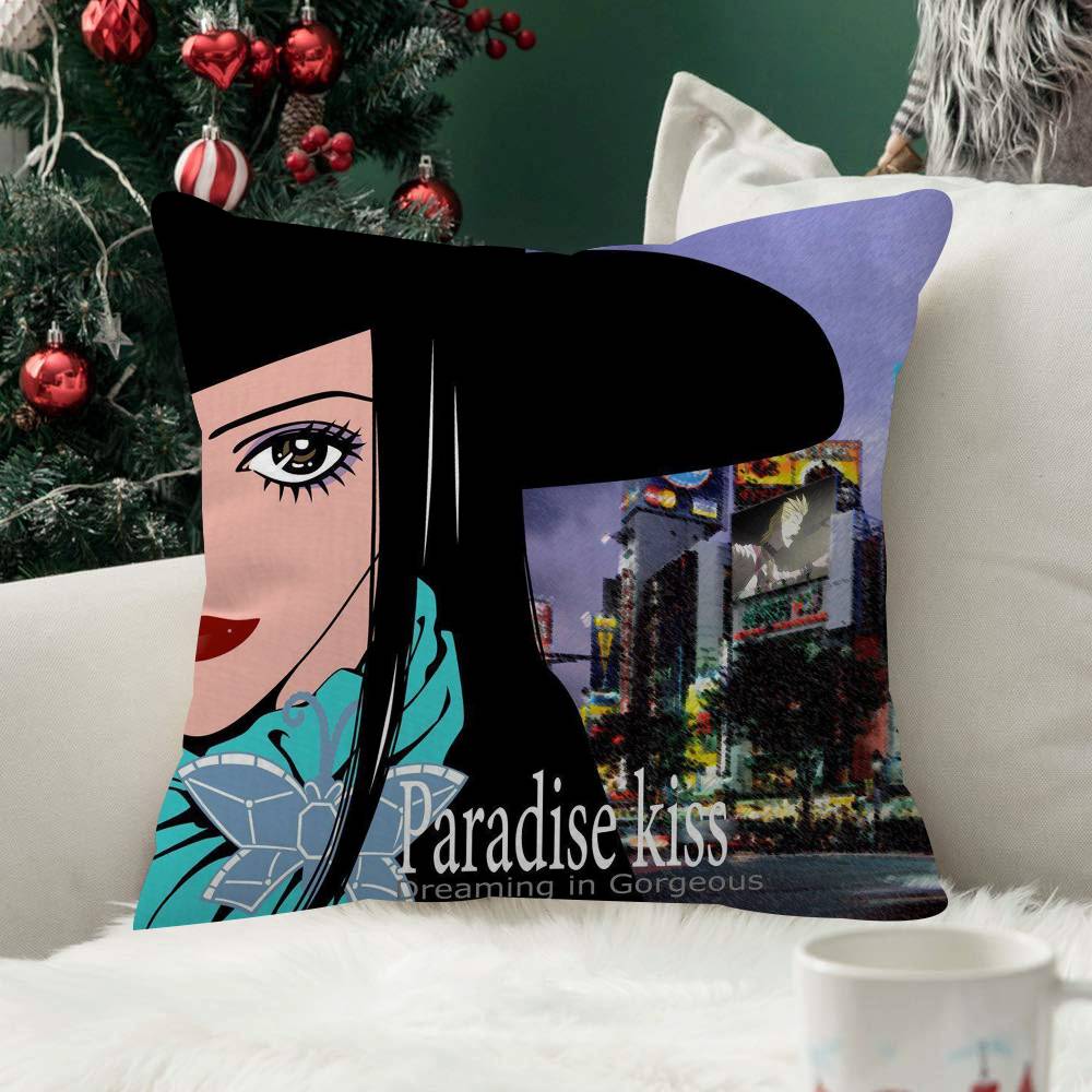 Anime PParadise Kiss Shoujo Manga Fashion Decor Pillowcase Throw Cover Pillow Case Cushion For Living Room Square Home Decor