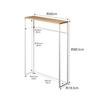 Yamazaki Tower Console Table, White, W60 X D18.5 X H80.5cm, Slim Design with Display Shelf and Hooks, Side Table, 5164