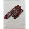 Used Panerai Genuine 27mm Croco Belt Band Radiomir Buckle Brown Watch